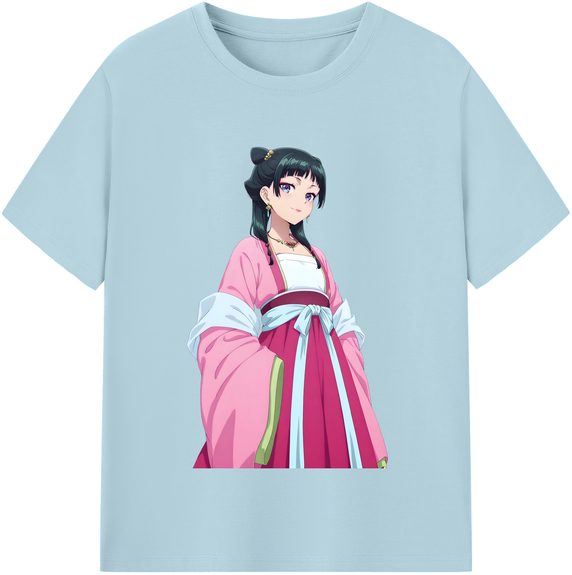 （画像用） 薬屋のひとりごと The Apothecary Diaries 綿100％半袖Tシャツ（フロントプリント）